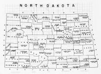 North Dakota State Map, Barnes County 1963 